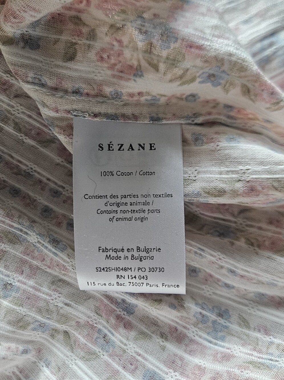 Sezane chlo - Printed floral friezes - Picture 5 of 6